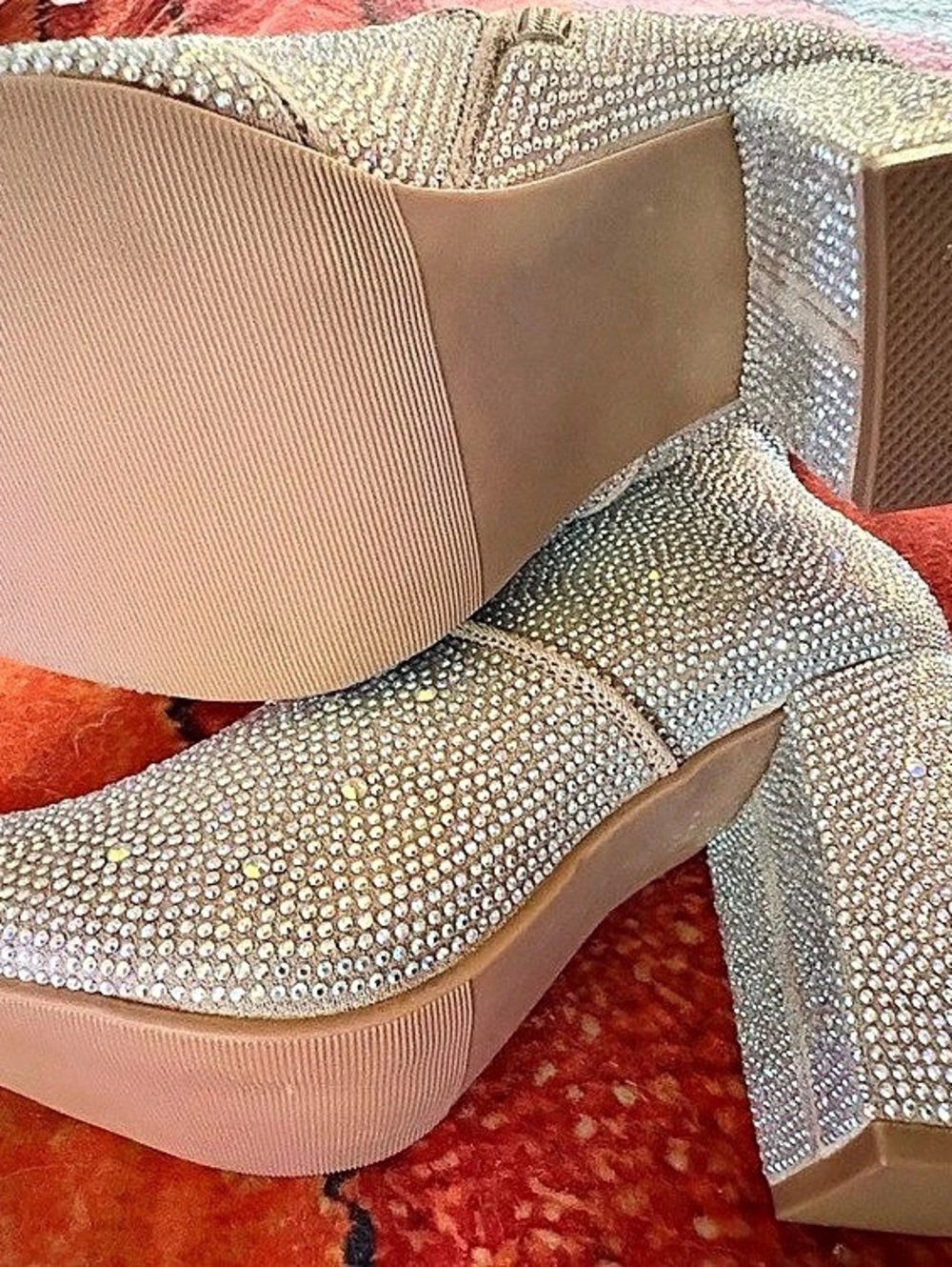Torrid Rhinestone Platform Heels US 7 - Picture 2 of 5